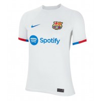 Camiseta Barcelona Ferran Torres #7 Segunda Equipación Replica 2023-24 para mujer mangas cortas